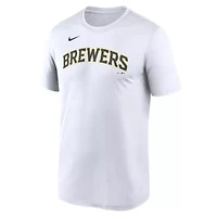 MLB Nike Milwaukee Brewers New Legend Wordmark Dri-FIT T-Shirt