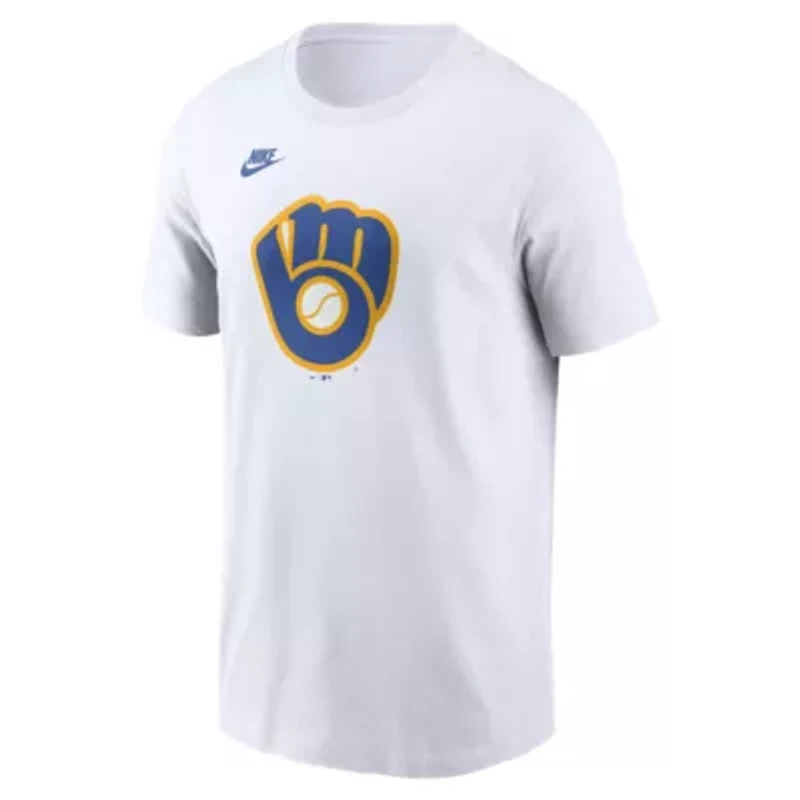 MLB Nike Milwaukee Brewers Cooperstown Collection Logo T-Shirt