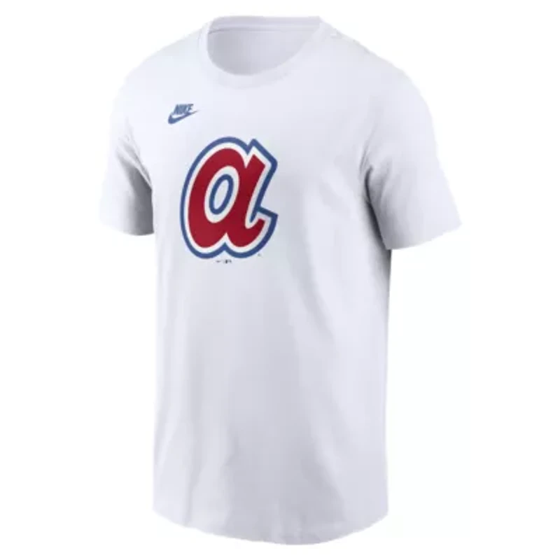 MLB Nike Atlanta Braves Cooperstown Collection Logo T-Shirt