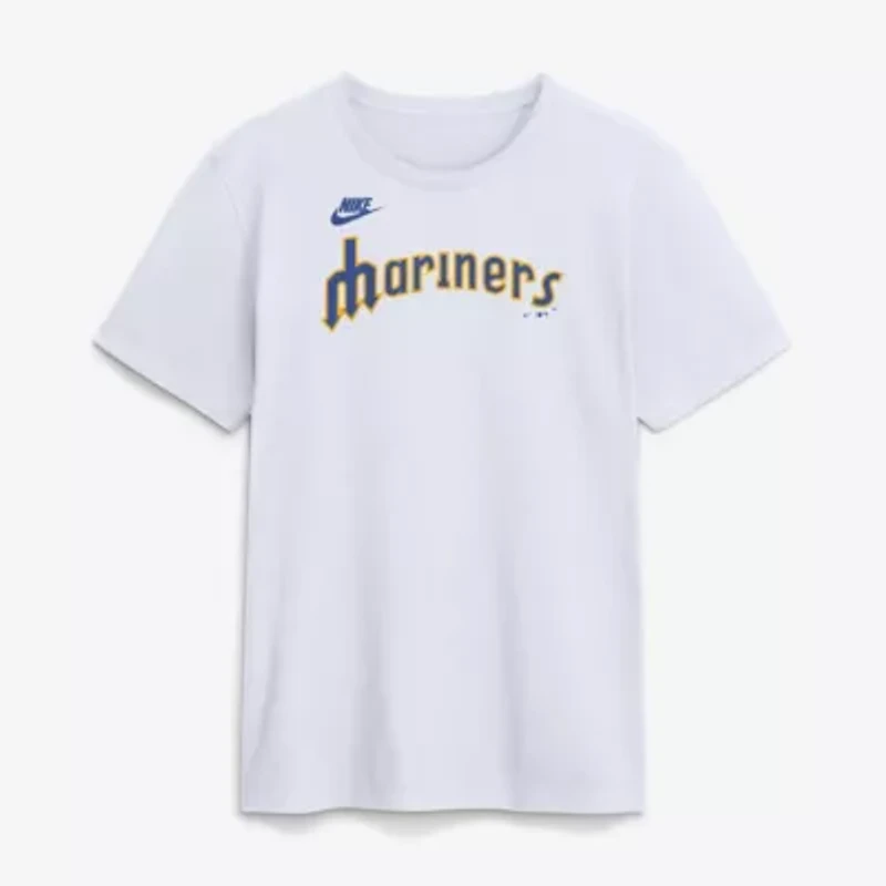 MLB Nike Seattle Mariners Cooperstown Collection Wordmark T-Shirt