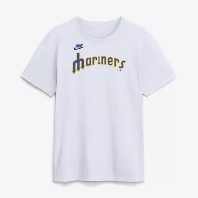 MLB Nike Seattle Mariners Cooperstown Collection Wordmark T-Shirt