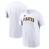 MLB Nike Pittsburgh Pirates Cooperstown Collection Wordmark T-Shirt