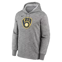 MLB Nike Milwaukee Brewers Primary Logo Therma Hoodie