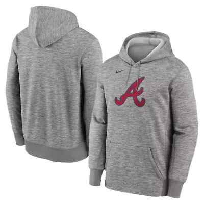 MLB Nike Atlanta Braves Primary Logo Therma Hoodie