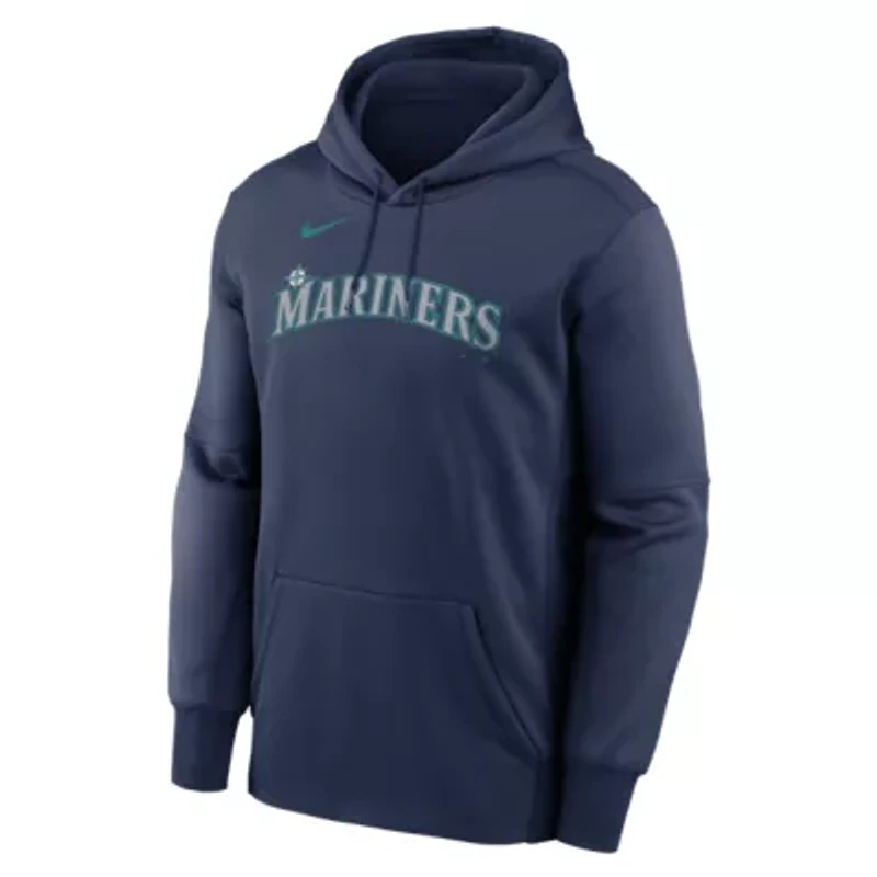MLB Nike Seattle Mariners Primary Wordmark Therma Hoodie