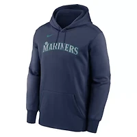 MLB Nike Seattle Mariners Primary Wordmark Therma Hoodie