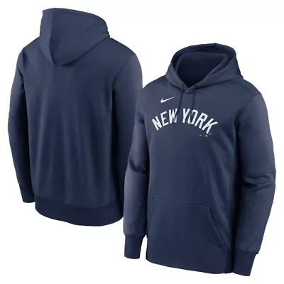 MLB Nike New York Yankees Primary Wordmark Therma Hoodie