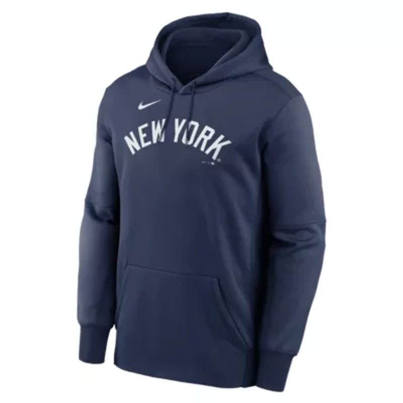 MLB Nike New York Yankees Primary Wordmark Therma Hoodie
