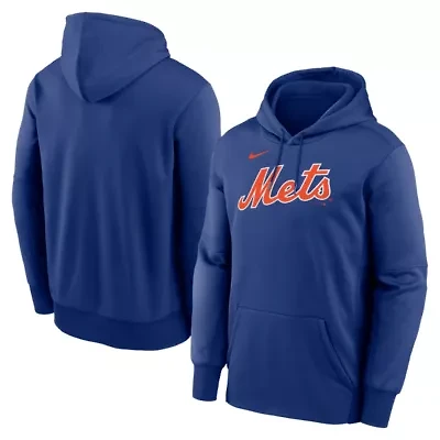 MLB Nike New York Mets Primary Wordmark Therma Hoodie
