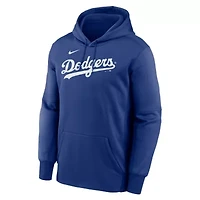 MLB Nike Los Angeles Dodgers Primary Wordmark Therma Hoodie