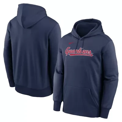 MLB Nike Cleveland Guardians Primary Wordmark Therma Hoodie