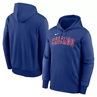 MLB Nike Chicago Cubs Primary Wordmark Therma Hoodie