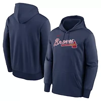 MLB Nike Atlanta Braves Primary Wordmark Therma Hoodie