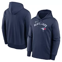 Toronto Blue Jays MLB Nike Primary Wordmark Therma Hoodie