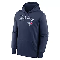 Toronto Blue Jays MLB Nike Primary Wordmark Therma Hoodie