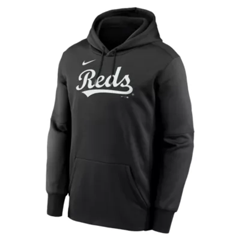 MLB Nike Cincinnati Reds Primary Wordmark Therma Hoodie