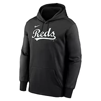 MLB Nike Cincinnati Reds Primary Wordmark Therma Hoodie