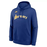 MLB Nike Seattle Mariners Cooperstown Collection Wordmark Club Hoodie