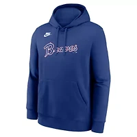 MLB Nike Atlanta Braves Cooperstown Collection Wordmark Club Hoodie