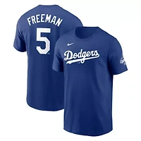 MLB Nike Freddie Freeman Los Angeles Dodgers 2025 World Series s Name & Number T-Shirt