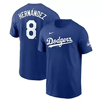 MLB Nike Enrique Hernández Los Angeles Dodgers 2025 World Series s Name & Number T-Shirt