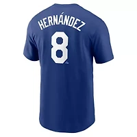 MLB Nike Enrique Hernández Los Angeles Dodgers 2025 World Series s Name & Number T-Shirt