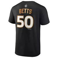 MLB Fanatics Mookie Betts Los Angeles Dodgers 2025 World Series s Name & Number T-Shirt