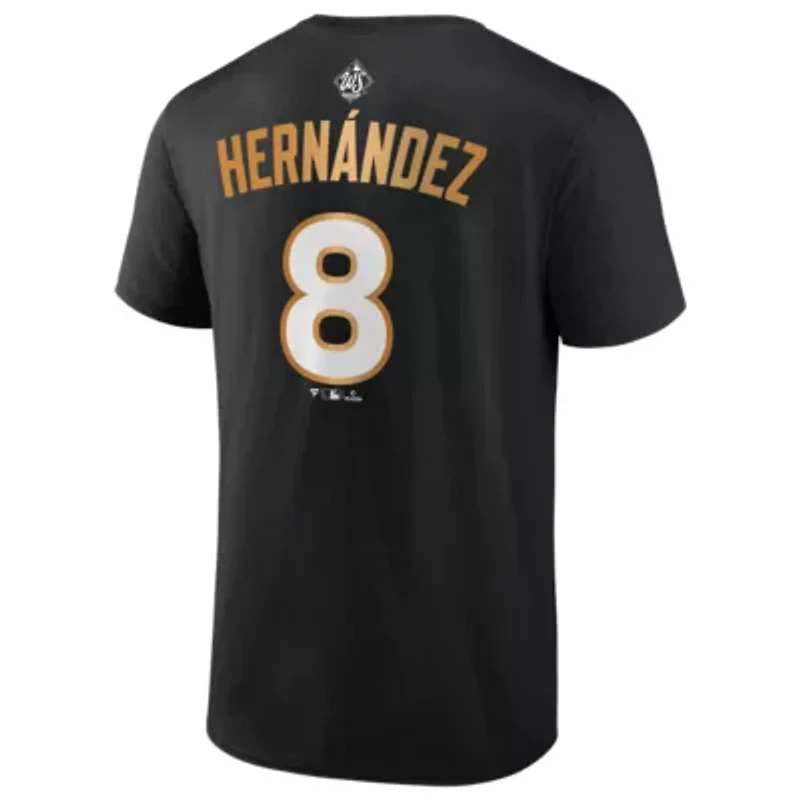 MLB Fanatics Enrique Hernández Los Angeles Dodgers 2025 World Series s Name & Number T-Shirt