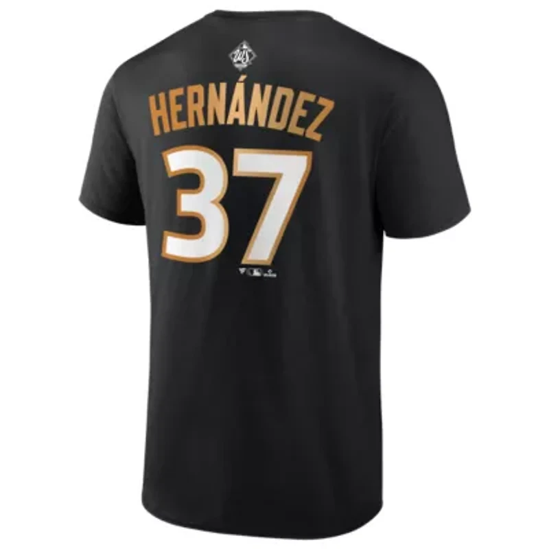 MLB Fanatics Teoscar Hernández Los Angeles Dodgers 2025 World Series s Name & Number T-Shirt