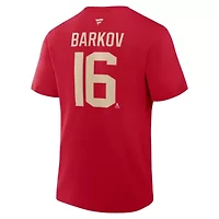 NHL Fanatics Aleksander Barkov Florida Panthers 2026 Winter Classic Authentic Stack Name & Number T-Shirt