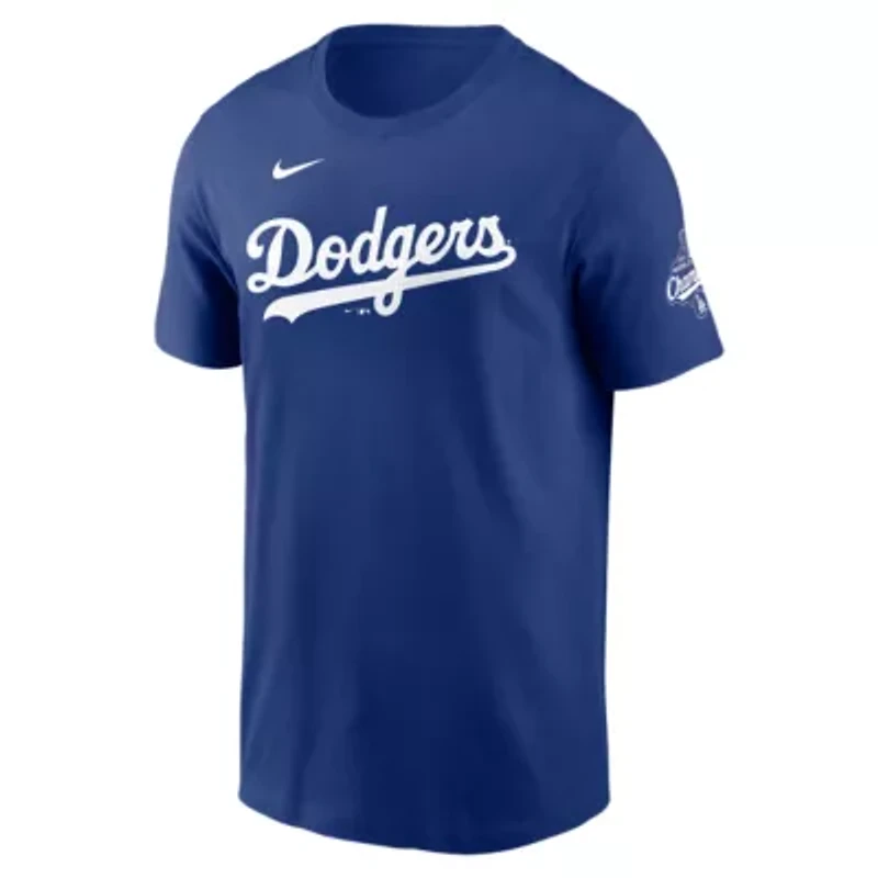 MLB Nike Clayton Kershaw Los Angeles Dodgers 2025 World Series s Name & Number T-Shirt
