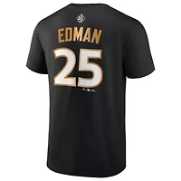 MLB Fanatics Tommy Edman Los Angeles Dodgers 2025 World Series s Name & Number T-Shirt