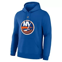 NHL Fanatics Matthew Schaefer New York Islanders Authentic Stack Name & Number Hoodie
