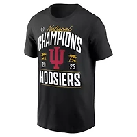 NCAA Indiana Hoosiers Football Playoff 2025 National s Locker Room Replica T-Shirt