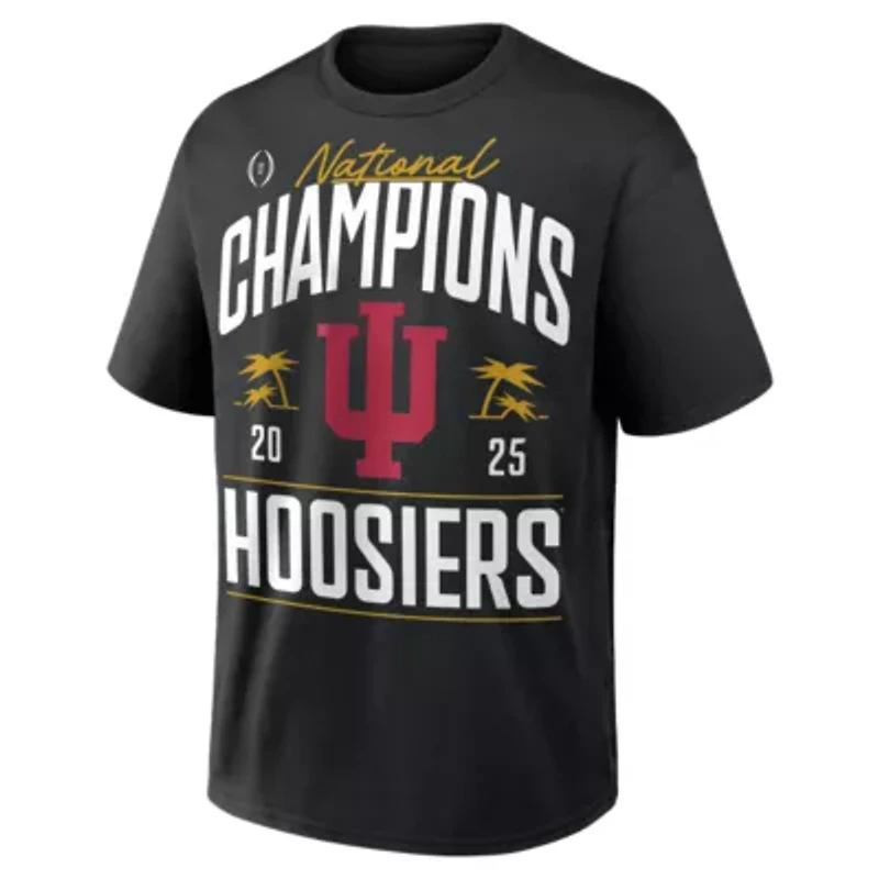 NCAA Nike Max 90 Indiana Hoosiers Football Playoff 2025 National s Locker Room Authentic T-Shirt