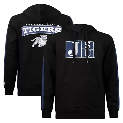 NCAA Jackson State Tigers Oversized Stripes Pullover Hoodie