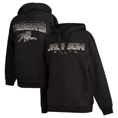 NCAA Jackson State Tigers Puff Print Sliced Pullover Hoodie