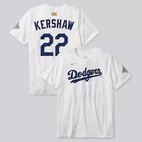 MLB Nike Clayton Kershaw Los Angeles Dodgers 2026 Collection Player Name & Number T-Shirt