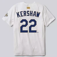 MLB Nike Clayton Kershaw Los Angeles Dodgers 2026 Collection Player Name & Number T-Shirt