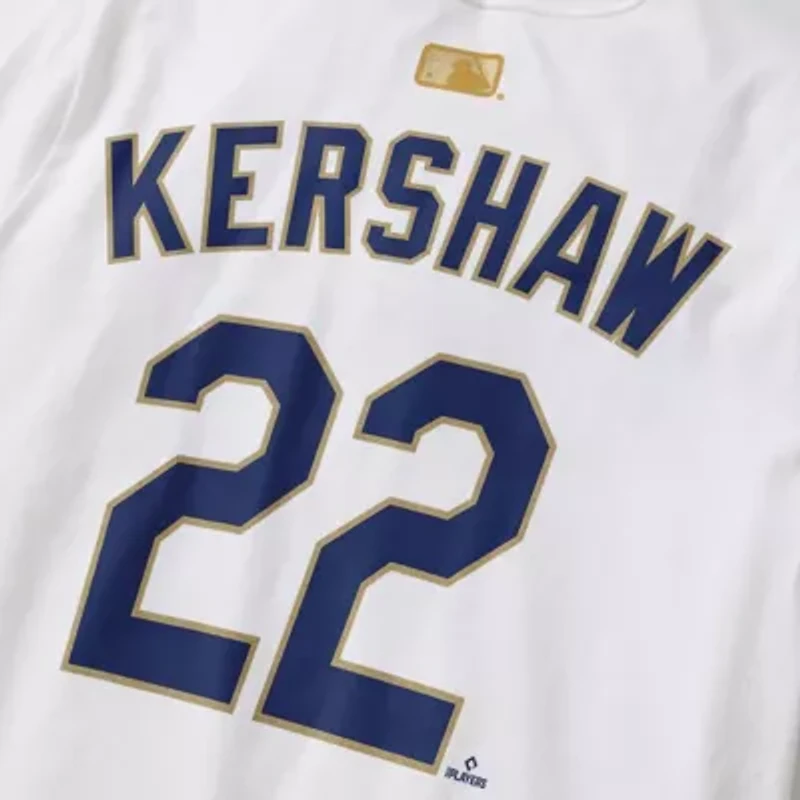 MLB Nike Clayton Kershaw Los Angeles Dodgers 2026 Collection Player Name & Number T-Shirt