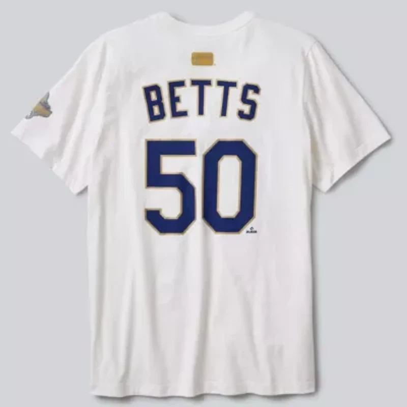 MLB Nike Mookie Betts Los Angeles Dodgers 2026 Collection Name & Number T-Shirt