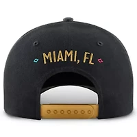 NCAA Black/Anthracite Indiana Hoosiers NCAA Football Playoff 2025 National s Locker Room Rise Adjustable Hat
