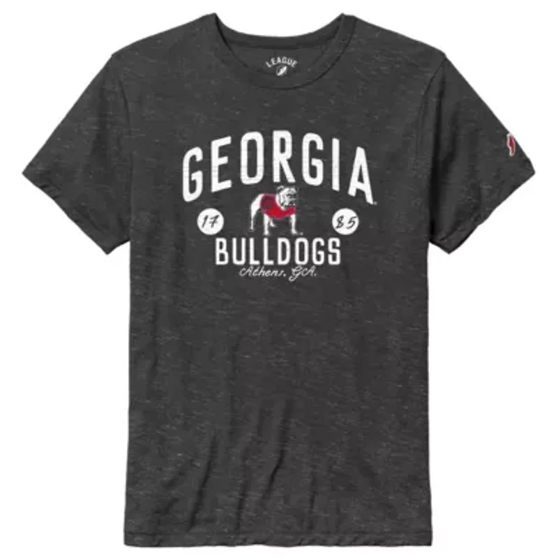 NCAA Georgia Bulldogs Bendy Arch Victory Falls Tri-Blend T-Shirt
