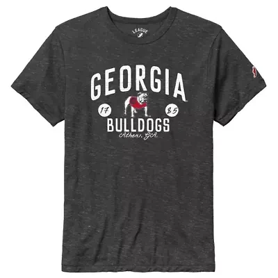 NCAA Georgia Bulldogs Bendy Arch Victory Falls Tri-Blend T-Shirt