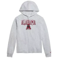 Alabama Crimson Tide NCAA Team Stack Tumble Long Sleeve Hooded T-Shirt