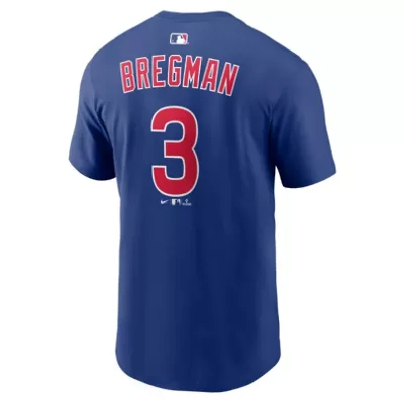 MLB Nike Alex Bregman Chicago Cubs Home Name & Number T-Shirt