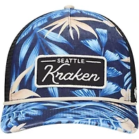 NHL Seattle Kraken Tropicalia Allover Print Trucker Adjustable Hat