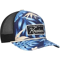 NHL Seattle Kraken Tropicalia Allover Print Trucker Adjustable Hat