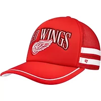 NHL Detroit Wings Sideband Stripes Trucker Snapback Hat