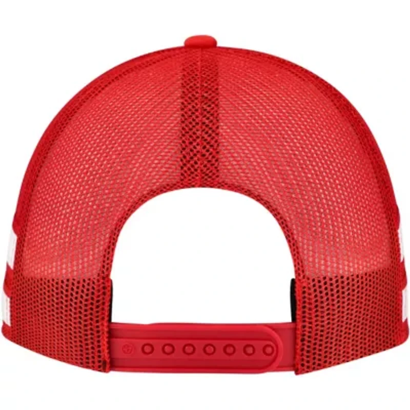 NHL Detroit Wings Sideband Stripes Trucker Snapback Hat